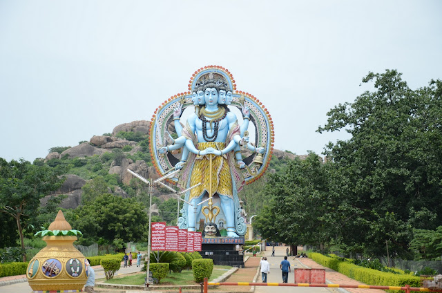 huge shiva idol museum of hindu mythology surendrapuri bhongir