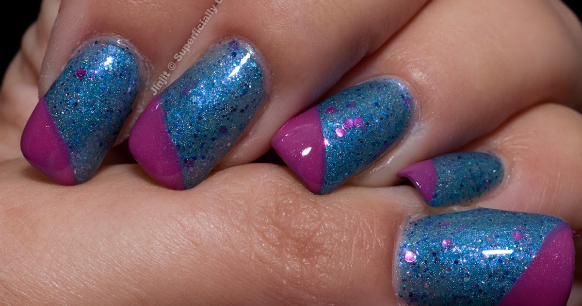 Superficially Colorful Darling Diva Denim Mitten