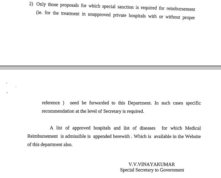 Helping Hand Medical Reimbursement of Kerala State Government