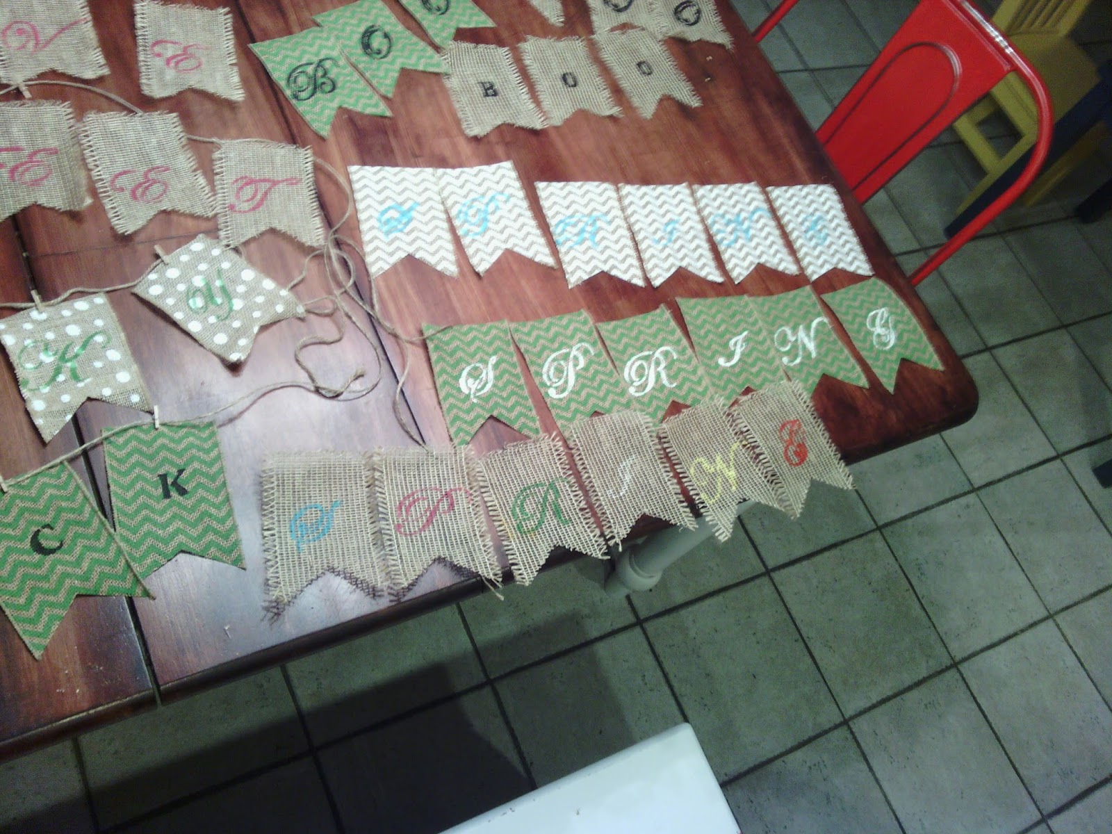 My thrifty sharing Hobby Lobby Ribbon banners