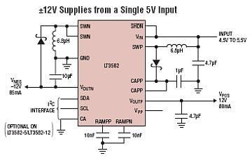 LT3582 12 DC 5V to 12V DC Converter Wiring diagram Schematic ~ Circuit