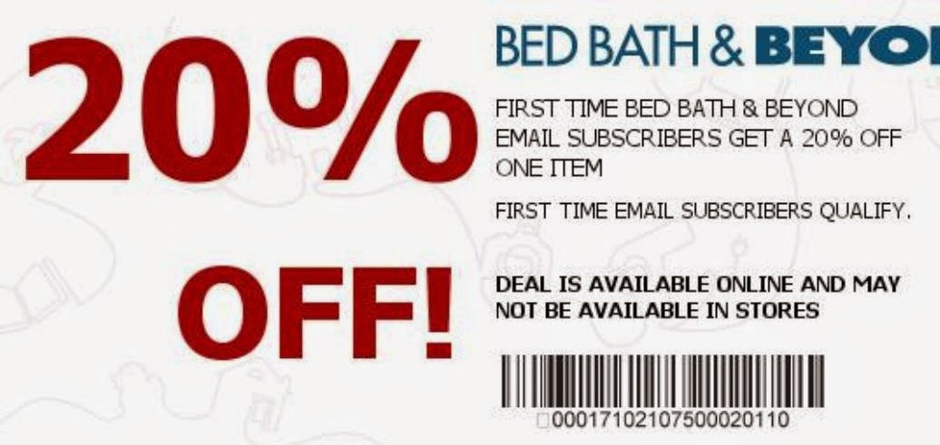 Bed bath and beyond coupon online code