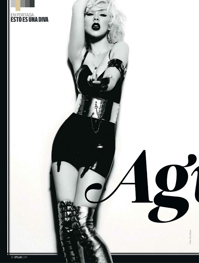 Christina Aguilera wants you, DT Magazine April 2012 photo
