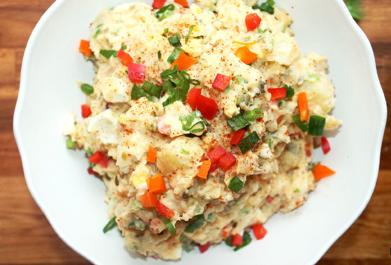 Creole Contessa Creole Potato Salad with Hellmann's Mayonnaise