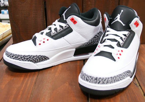 Nike Air Jrdan 3 Retro III OG White/Black-Cement Grey-Infrared 23 DS 2014 Nike Air Jrdan 3 Retro III OG White/Black-Cement Grey-Infrared 23 DS 2014