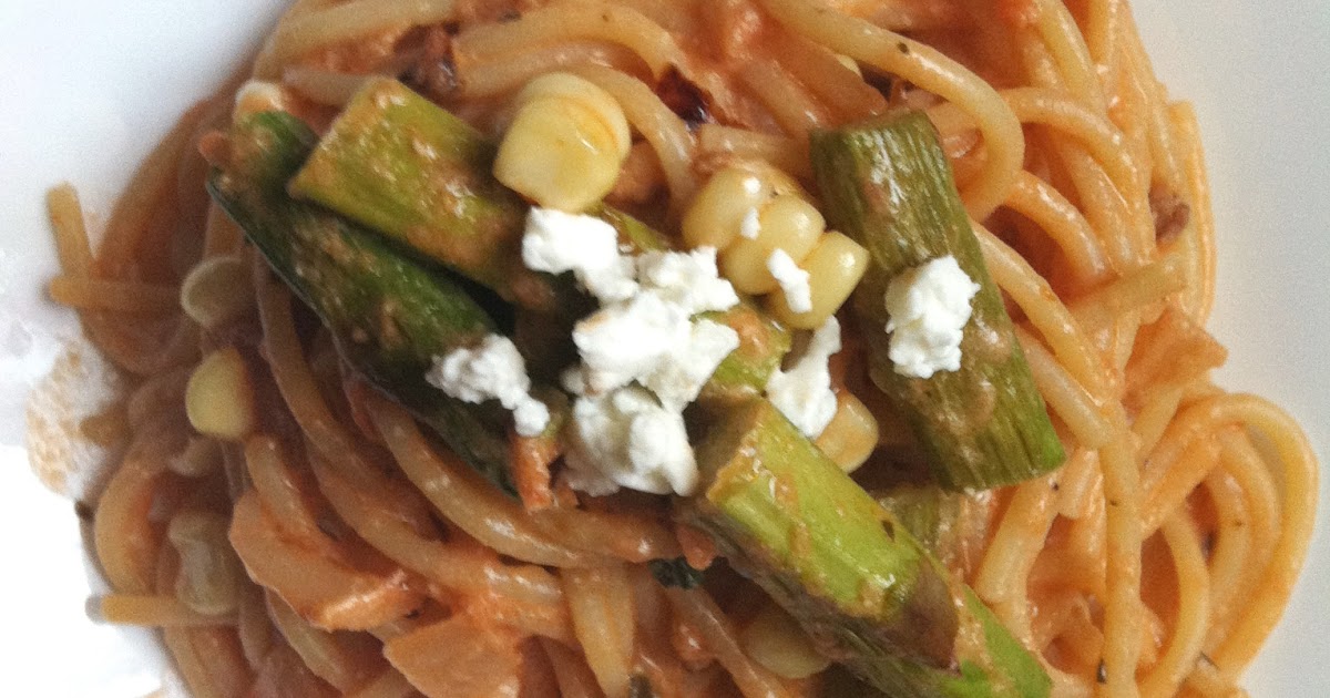 simple flavors are key. Goat Cheese Marinara and Veggie Spaghetti