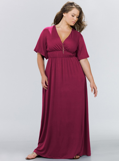 Hot Dresses For Plus Size Women 2012