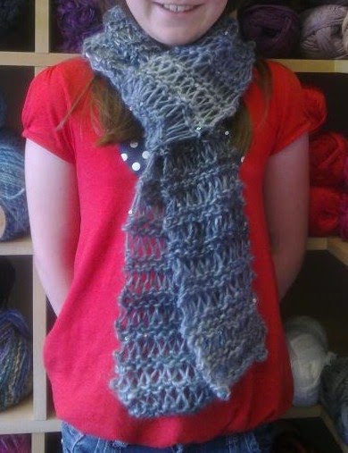 The Wool Shop: Slip stitch scarf