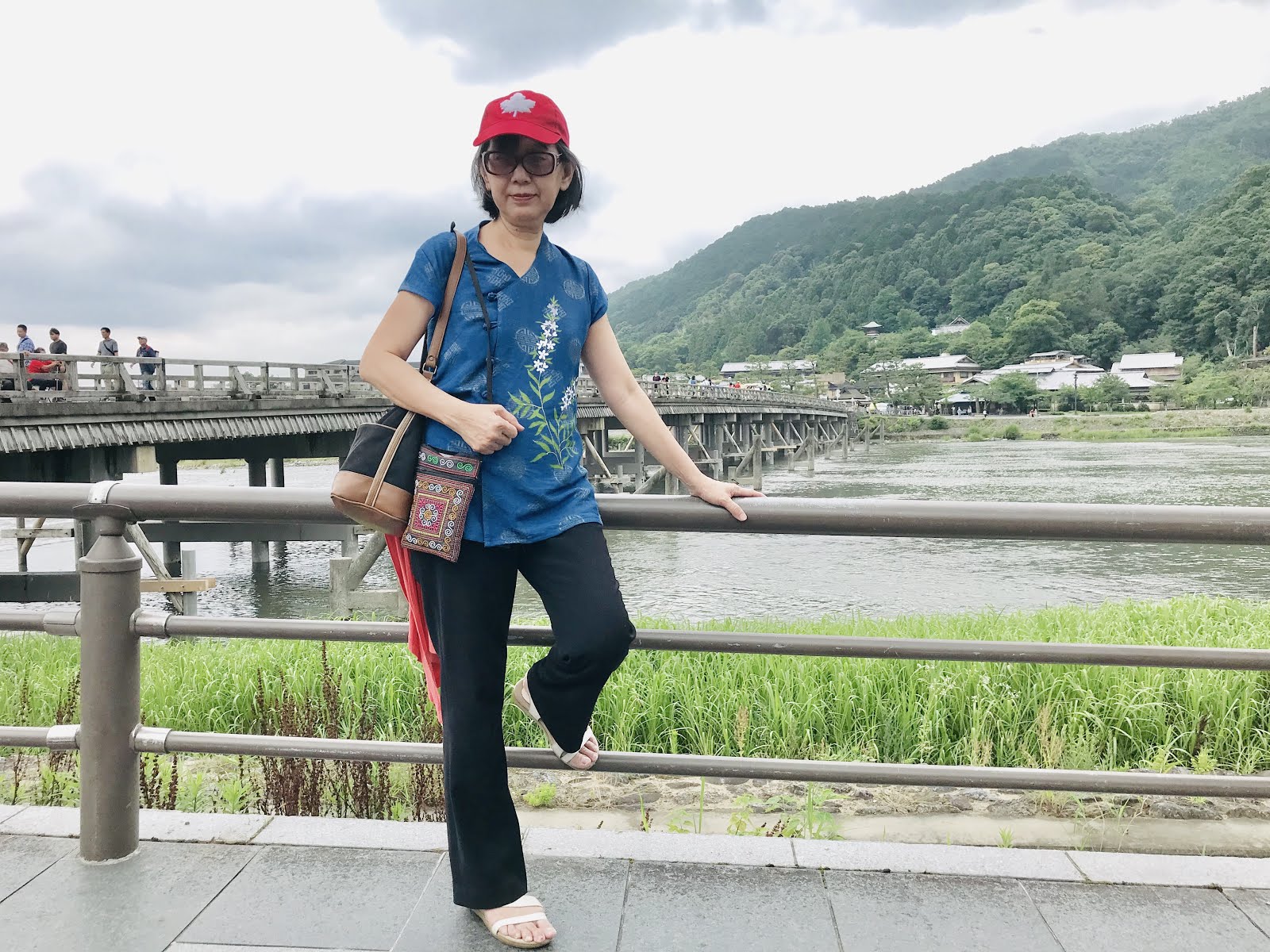 Pont Togetsu - kyo, Kyoto, Japon 7.2017