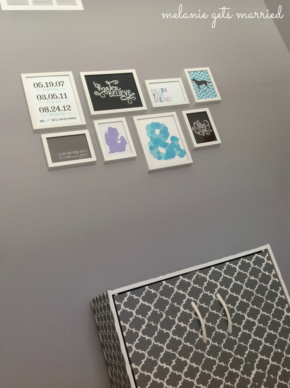 Making It In The Mitten Home Office Wall Collage