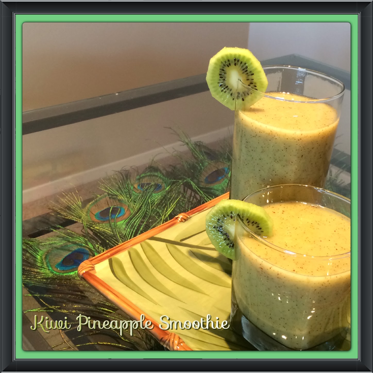 A Kaleidoscopic Dream Kiwi Pineapple Smoothie