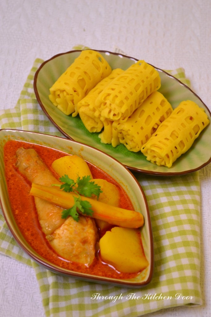 Through The Kitchen Door Curry Chicken With Roti Jala
