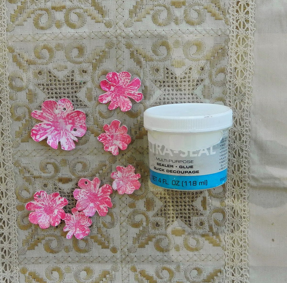* Rubber Dance Blog * Stamped resin covered flowers tutorial with Irit
