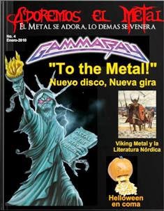 Adoremos el Metal 4 - Abril 2010 | TRUE PDF | Mensile | Musica | Metal
Revista en línea de Heavy Metal nacida en octubre del 2009. Entrevistas, reseñas, artículos y noticias. Heavy Metal magazine born in october 2009. Interviews, reviews, articles and news.