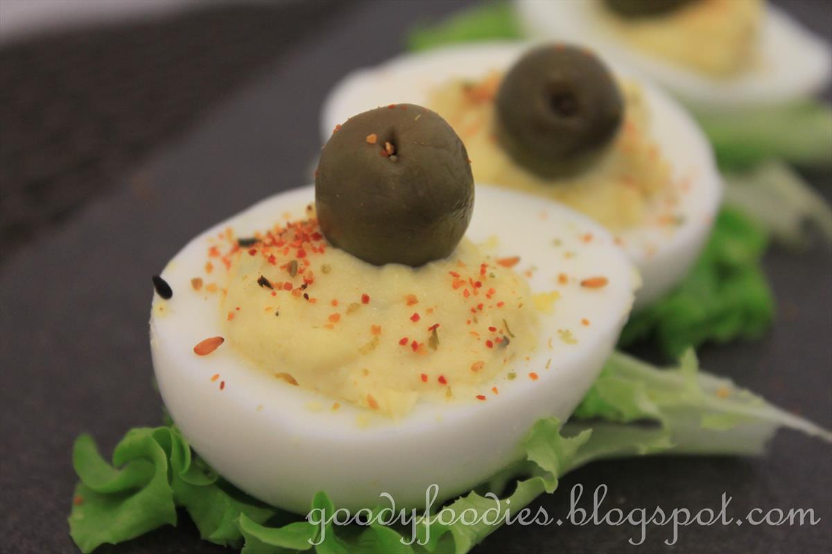 GoodyFoodies Recipe Devilled eggs & Cheesy Creamy Boiled Eggs with Dill