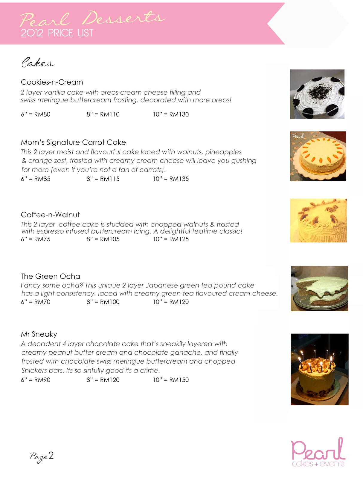 desserts list - DriverLayer Search Engine