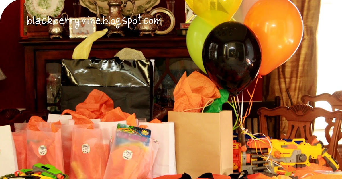 The Blackberry Vine Nerf Party