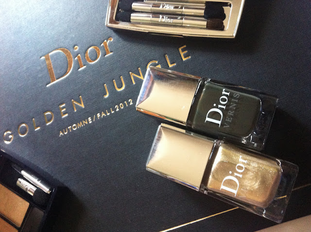 Dior Golden Jungle Collection fall autunno 2012 duo smalti crackle top coat palette