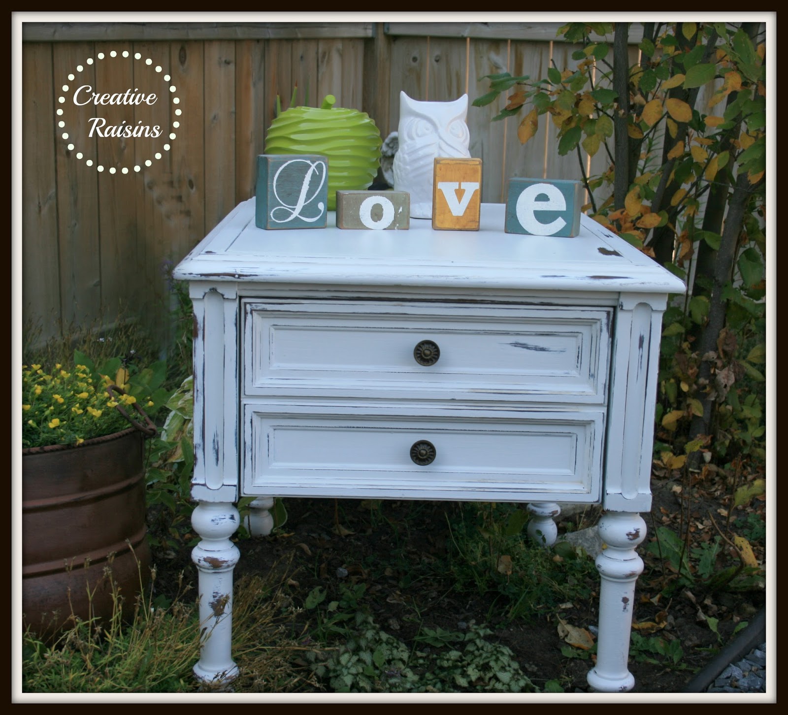 creative raisins shabby chic side table creative raisins shabby chic side table