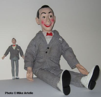 non talking pee wee herman doll
