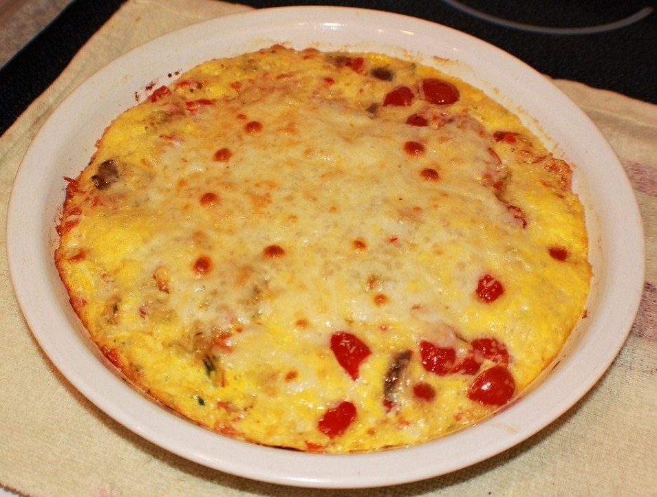 Italian Zucchini Crustless Baked Omelet Recipe What's Cookin' Italian