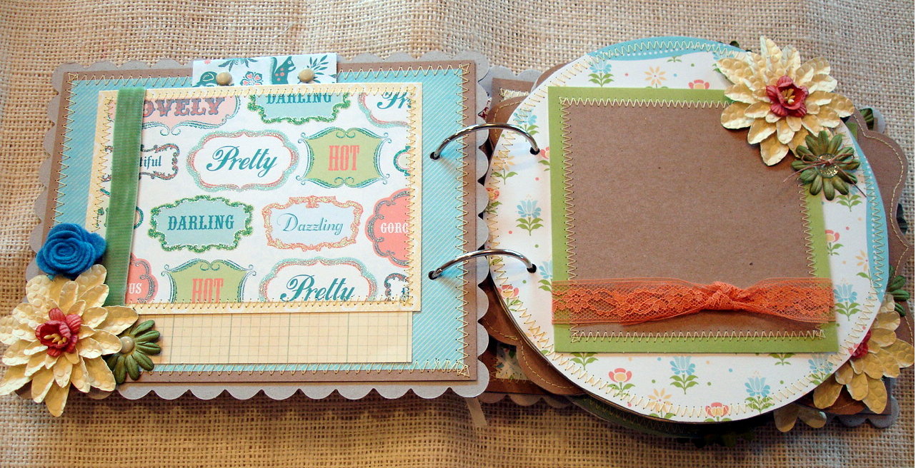 Scrapbooking by Phyllis Premade Scrapbook Chipboard Album *Brag Book*