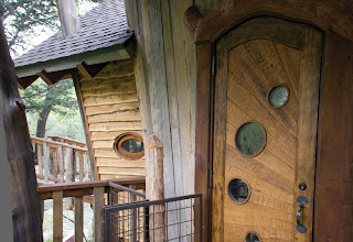 Cabaña en el árbol.