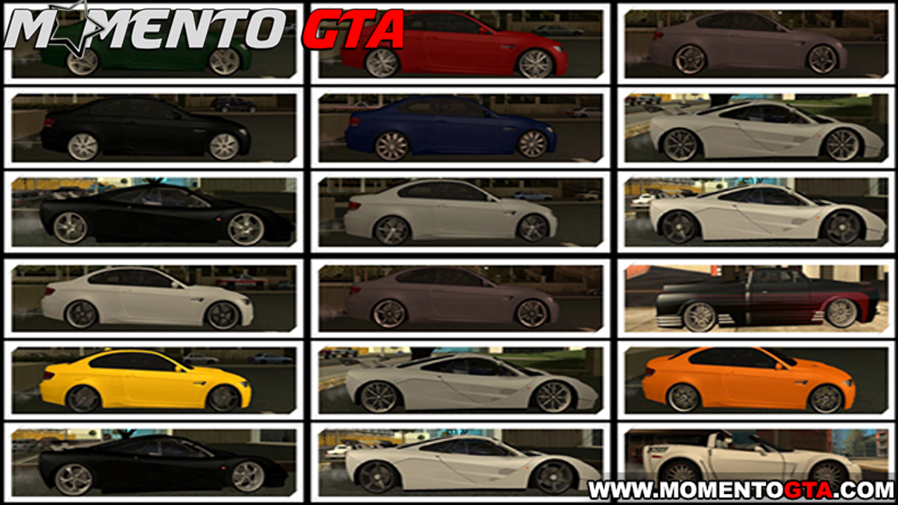 Pack de Carros GTA: San Andreas - Download