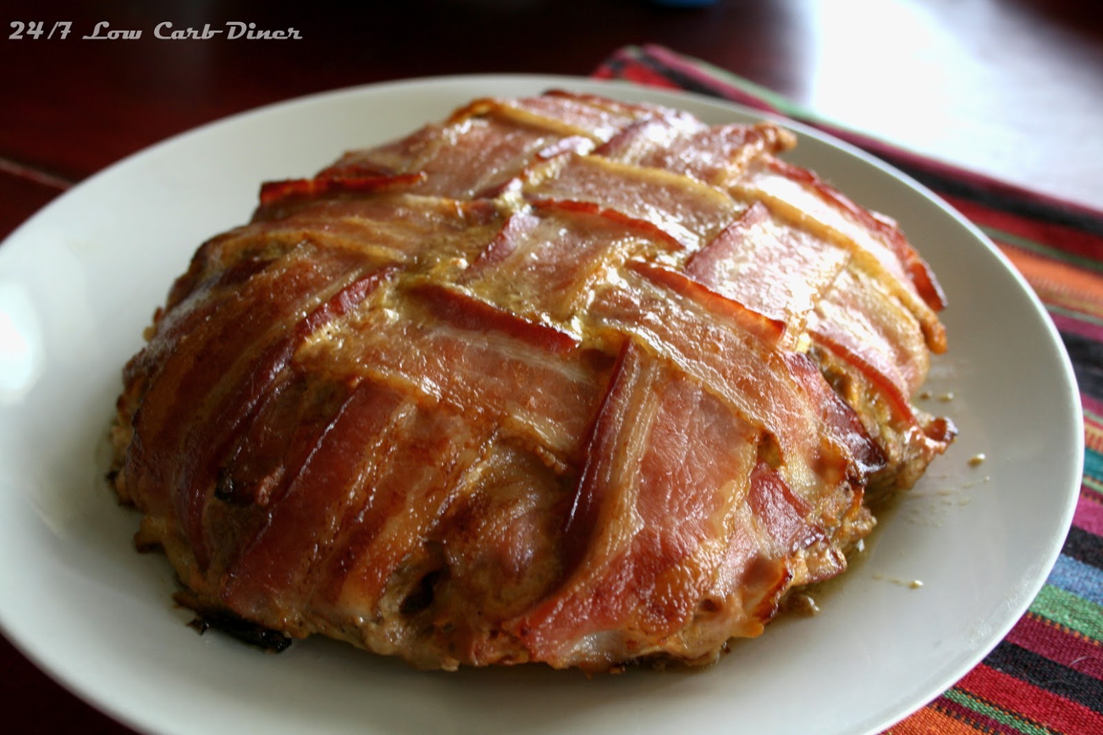 24/7 Low Carb Diner Bacon Cheeseburger Meatloaf