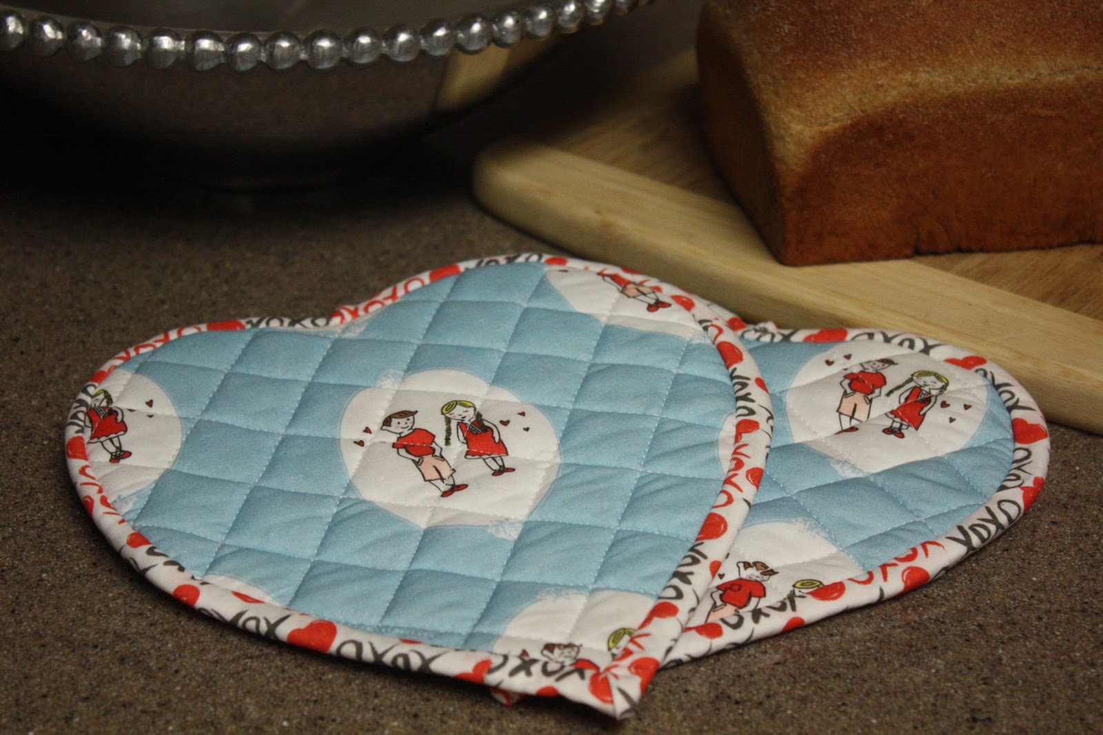 The Dixie Chicken Quilts Lovely Pot Holders Tutorial