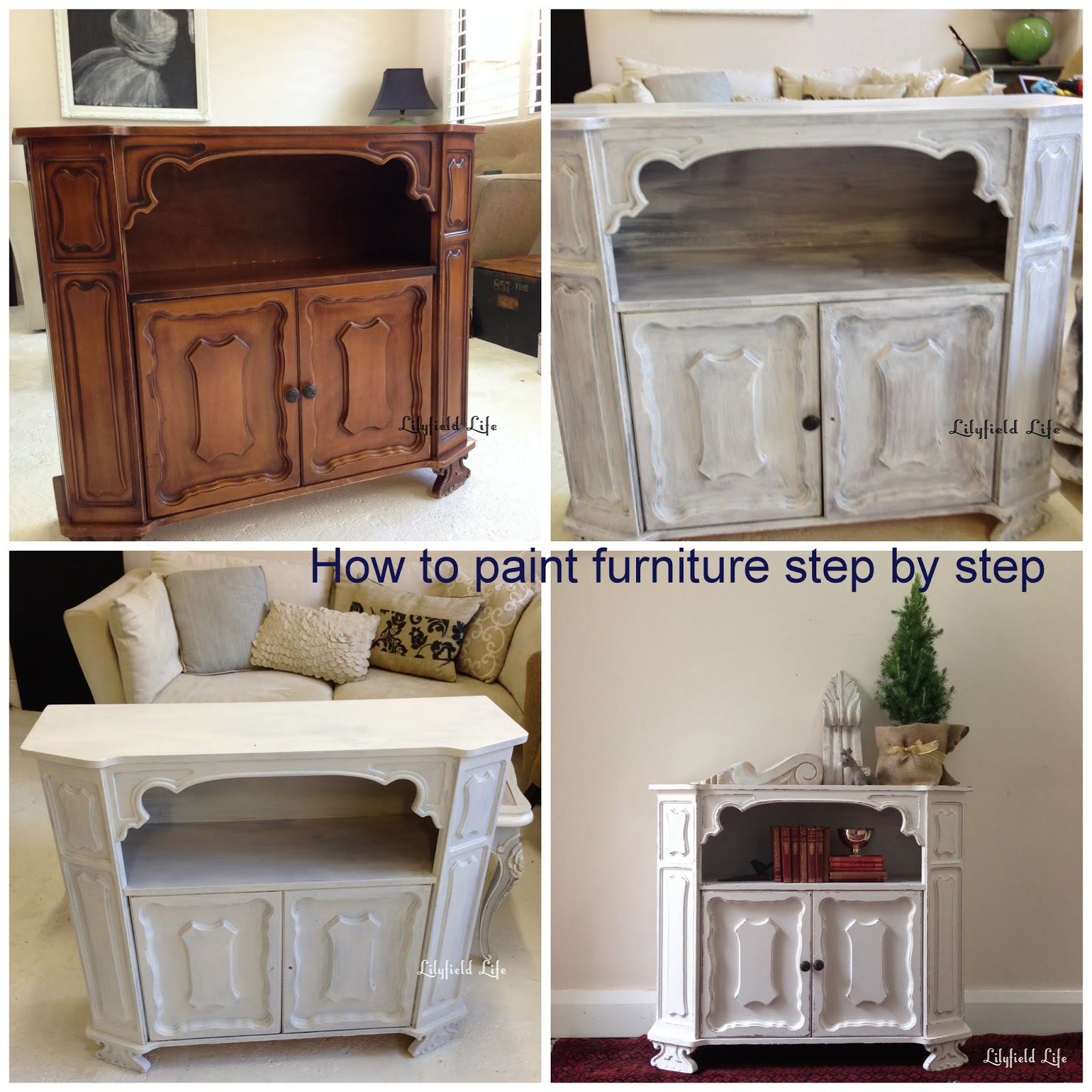 Lilyfield Life Painting A Vintage Bookcase White Step By Step