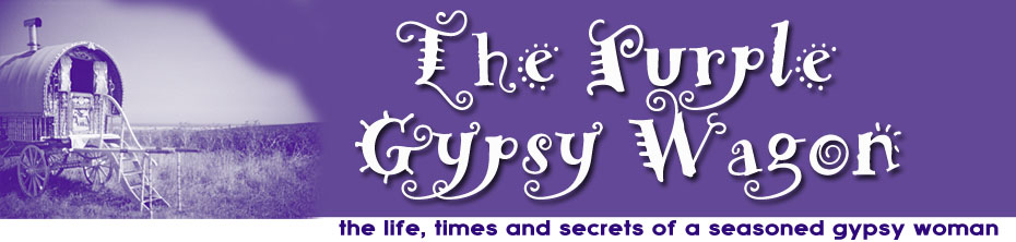 The purple gypsy wagon