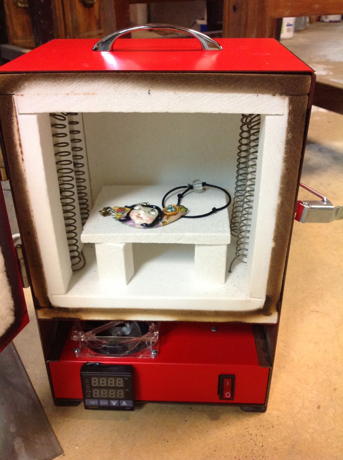 Sparkle and Spin The Art of Sunny Carvalho Kiln Review Tabletop