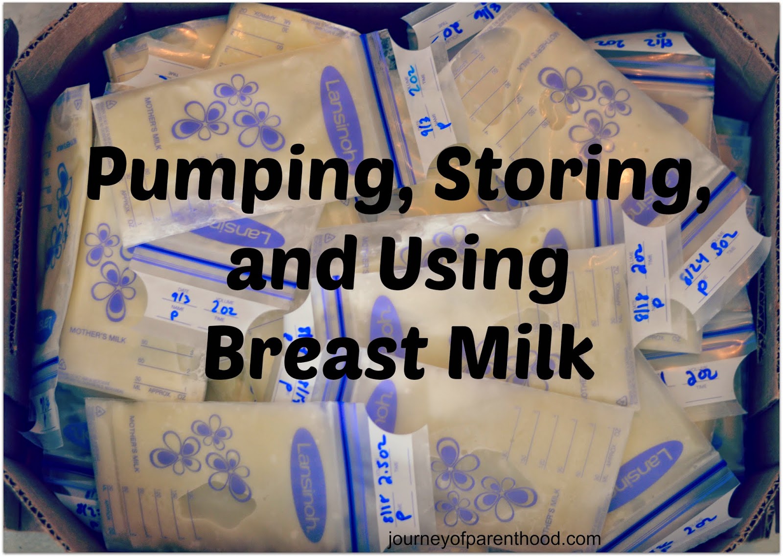 http://www.journeyofparenthood.com/2014/12/pumping-storing-and-using-breast-milk.html