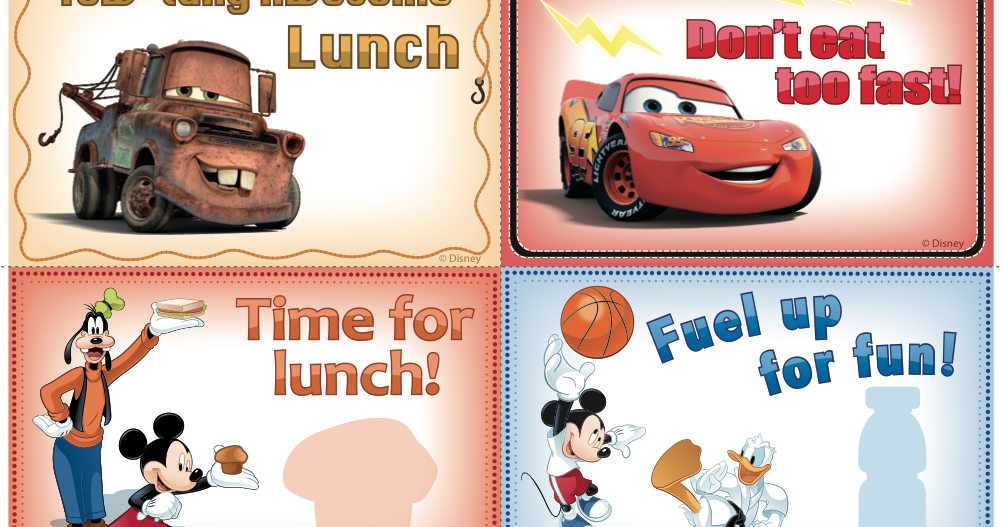 Merryweather's Cottage DIY Disney Back To School Lunch Ideas