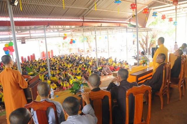 Bế mạc,khóa tu,mùa hè, chùa Hoa Khai, năm 2014