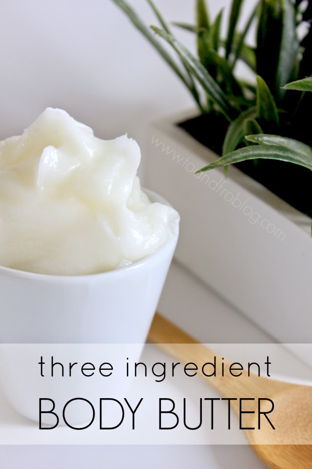 3 ingredient whipped body butter recipe