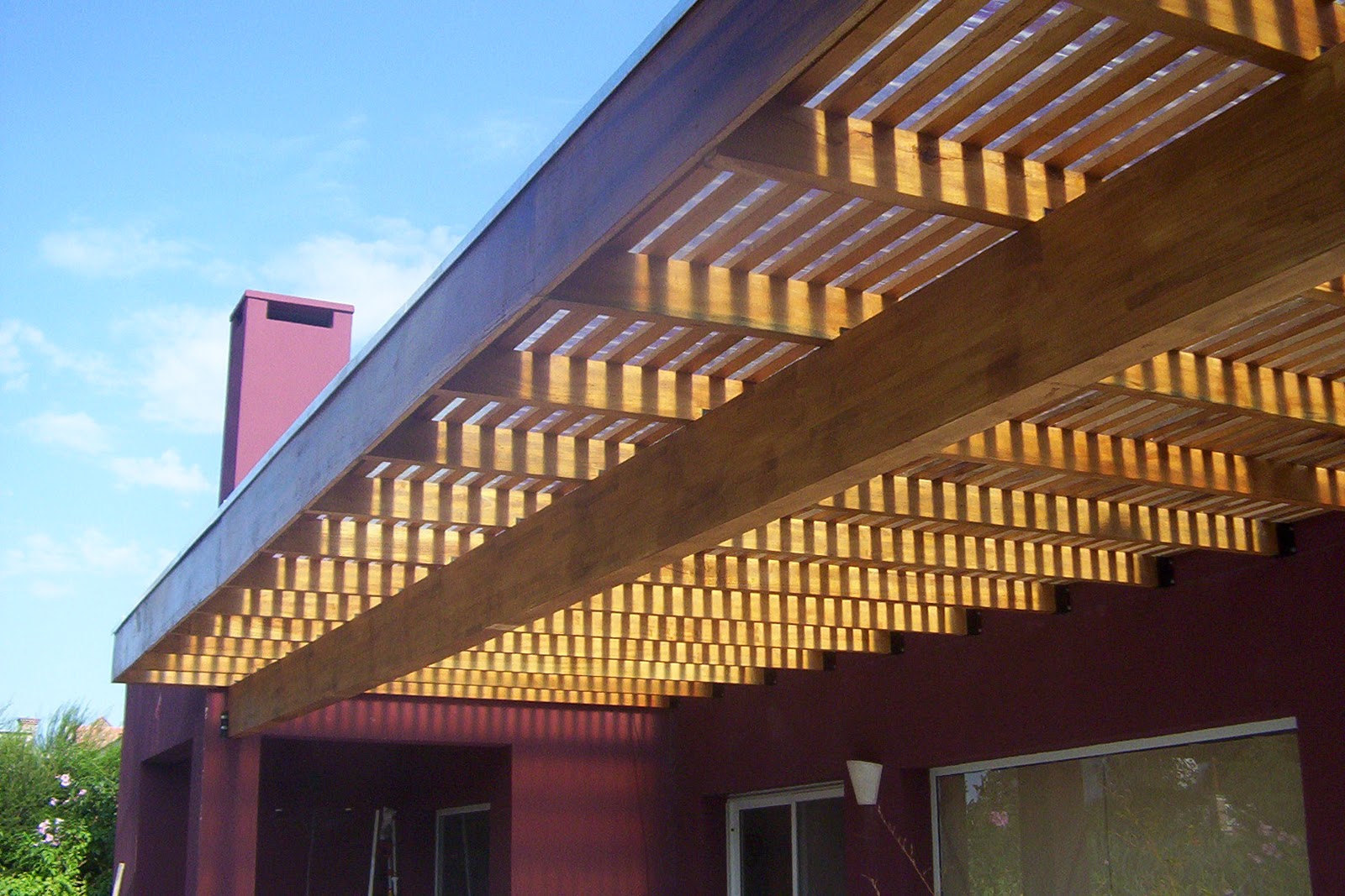 ZINKA TECHOS PERGOLA REALIZADA EN BARRIO BCAS DE SAN JOSEPACHECO