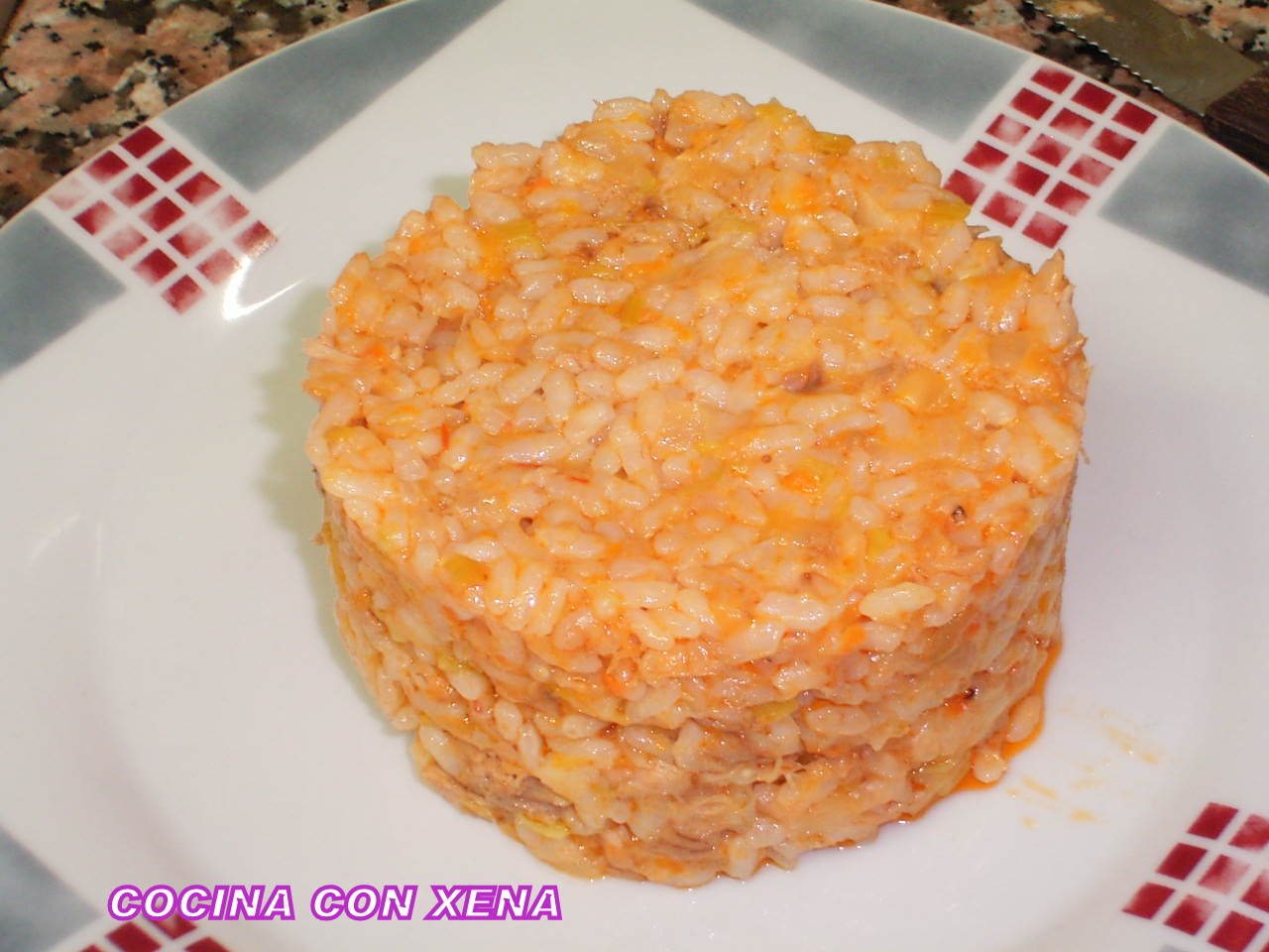 COCINA CON XENA Risotto de atún con zanahoria etc.muy bueno y en