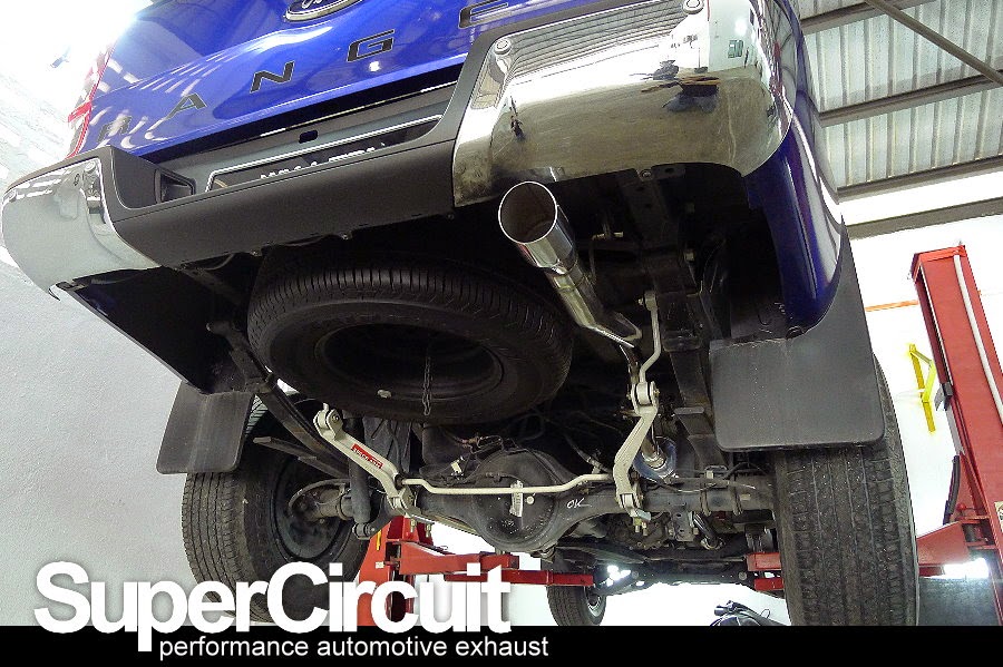 SUPERCIRCUIT Exhaust Pro Shop: Ford Ranger T6 2.2D Catback Exhaust System