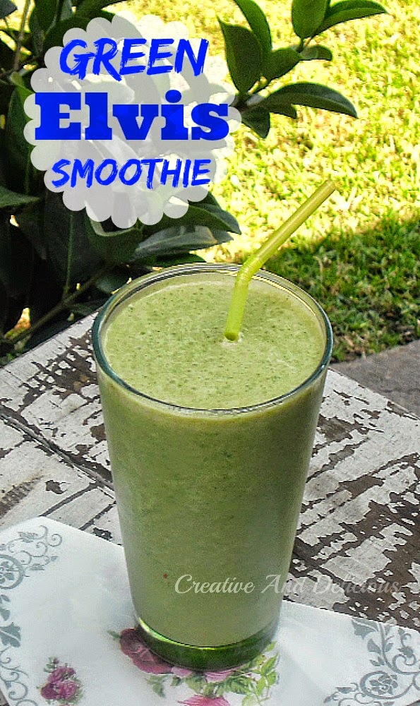 Creative and Delicious Green ELVIS Smoothie