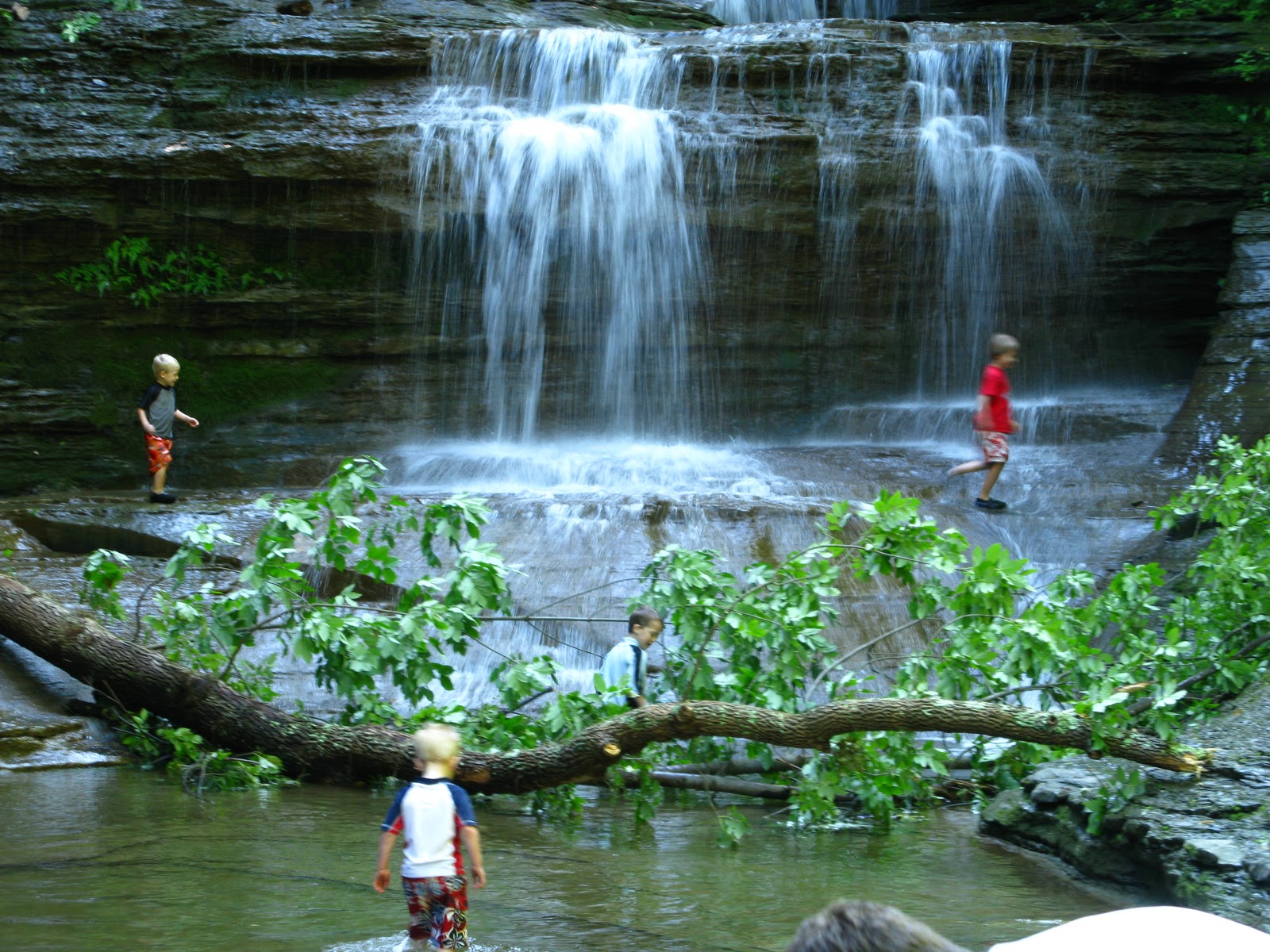 Summer Camping Buttermilk Falls and Taughenauk Falls