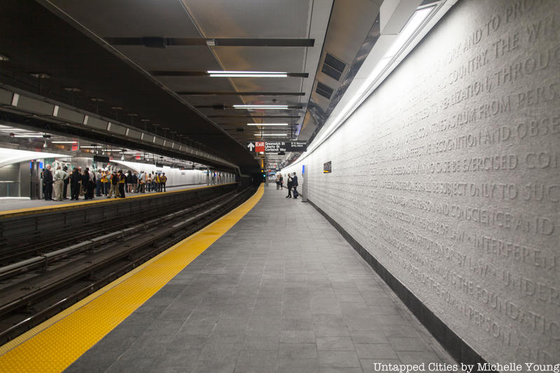 World Trade Center Subway Platform