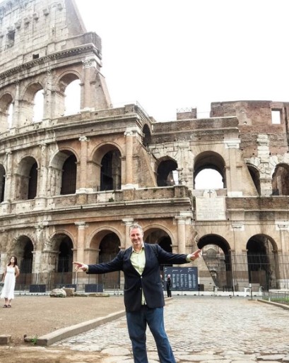 Author Daniel Bellino Zwicke in ROME