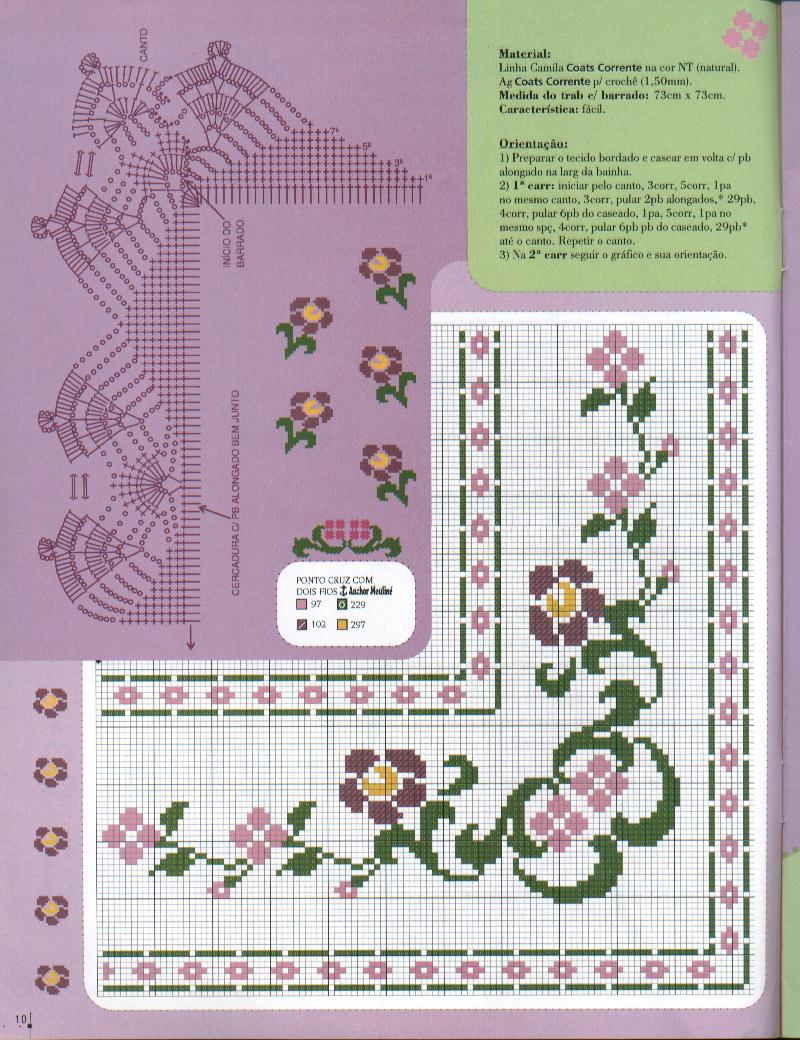 ... ??????? ????? ?????? - x stitch and crochet doily