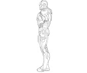 #13 Iron Man Coloring Page