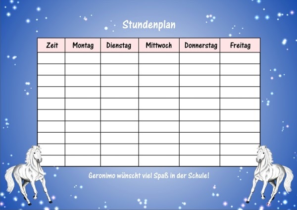 News-Blog zur Website lydia-albersmann.de: Stundenpläne zum Ausdrucken
