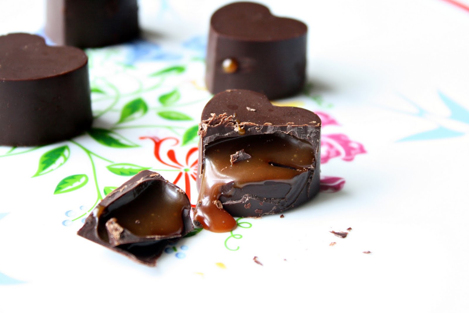 Adventures Made from Scratch Salted Caramel Chocolate Hearts