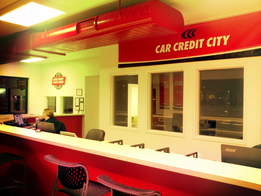 Car Credit City store graphics package What's new with Shawn Fogle