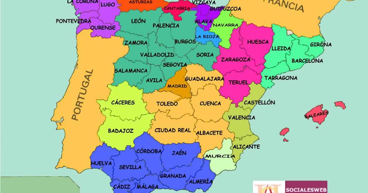 Geografia: Mapas Comunidades Autónomas